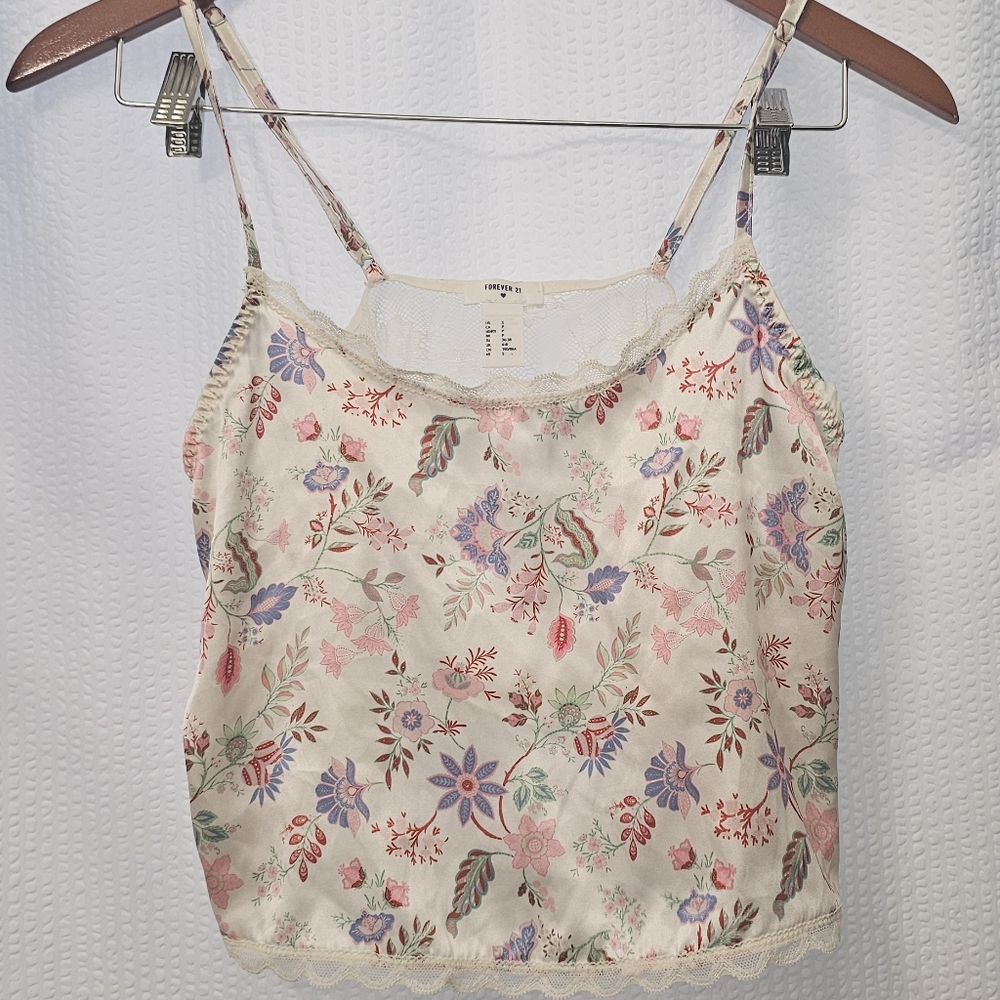 💥Sale Item🏷💲5️⃣💥 Forever 21 Floral Print Women's Camisol Size S